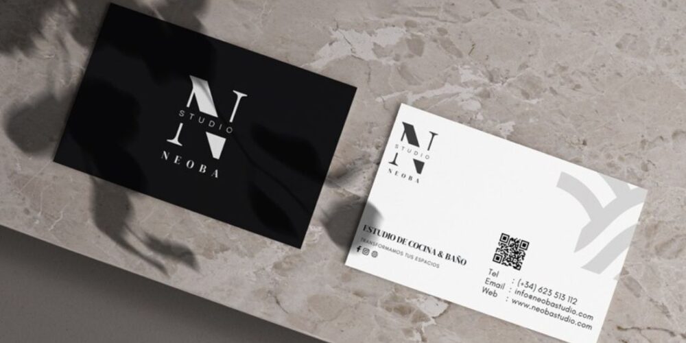 Tarjetas de presentación Neoba Studio